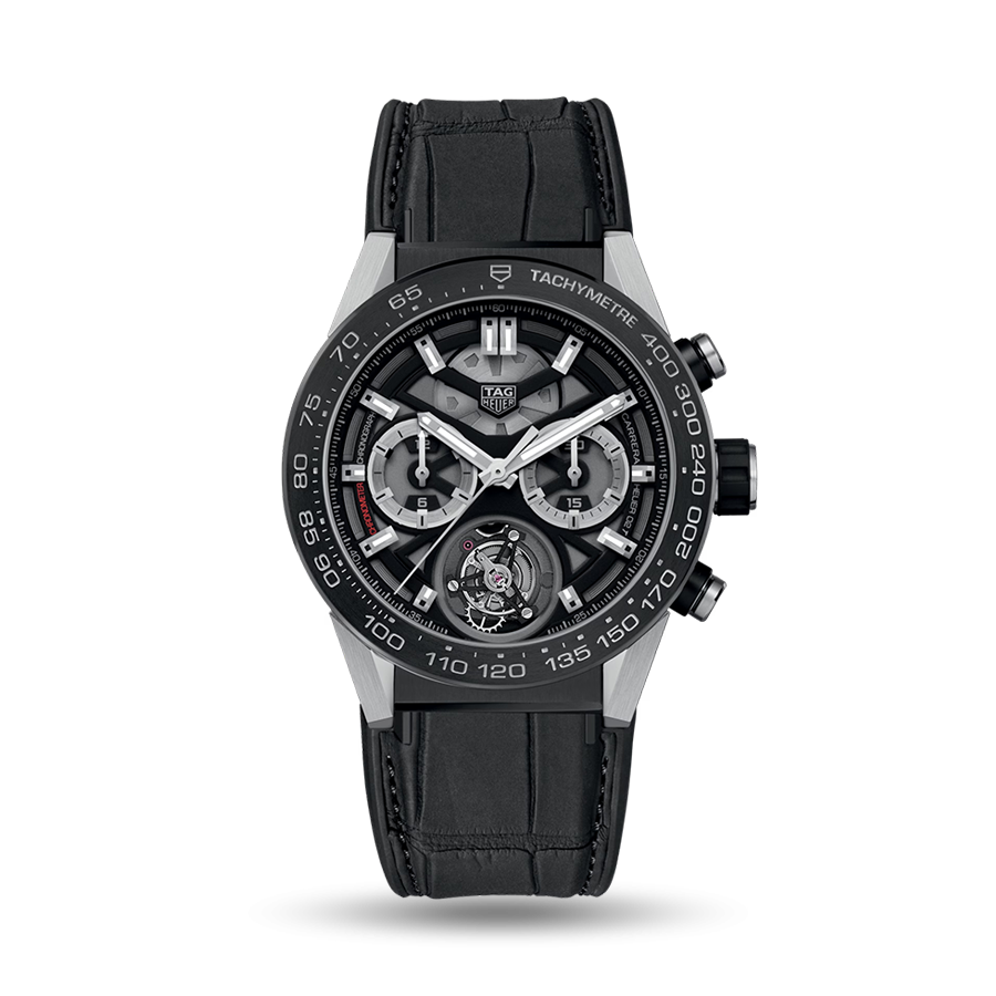 Carrera Tourbillon 45 Titanium & Ceramic