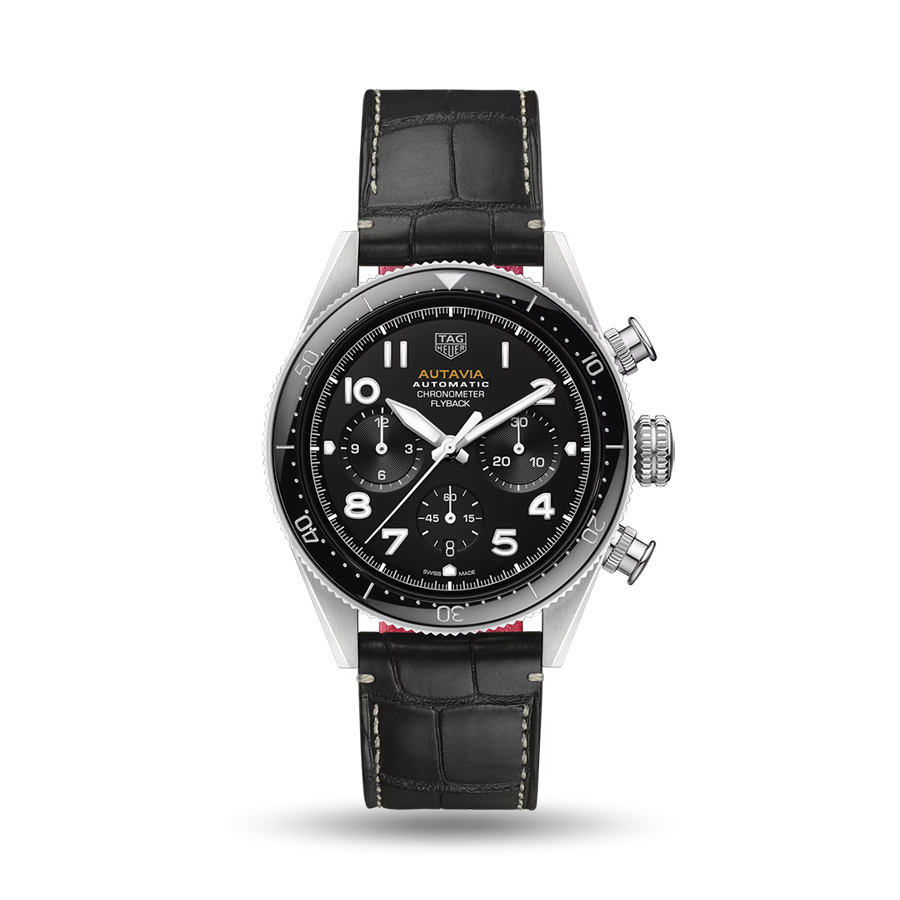 TAG HEUER Autavia Flyback Chronograph 42 Black