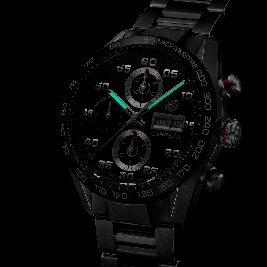 Carrera Chronograph 44 Black