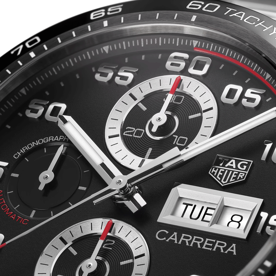 Carrera Chronograph 44 Black