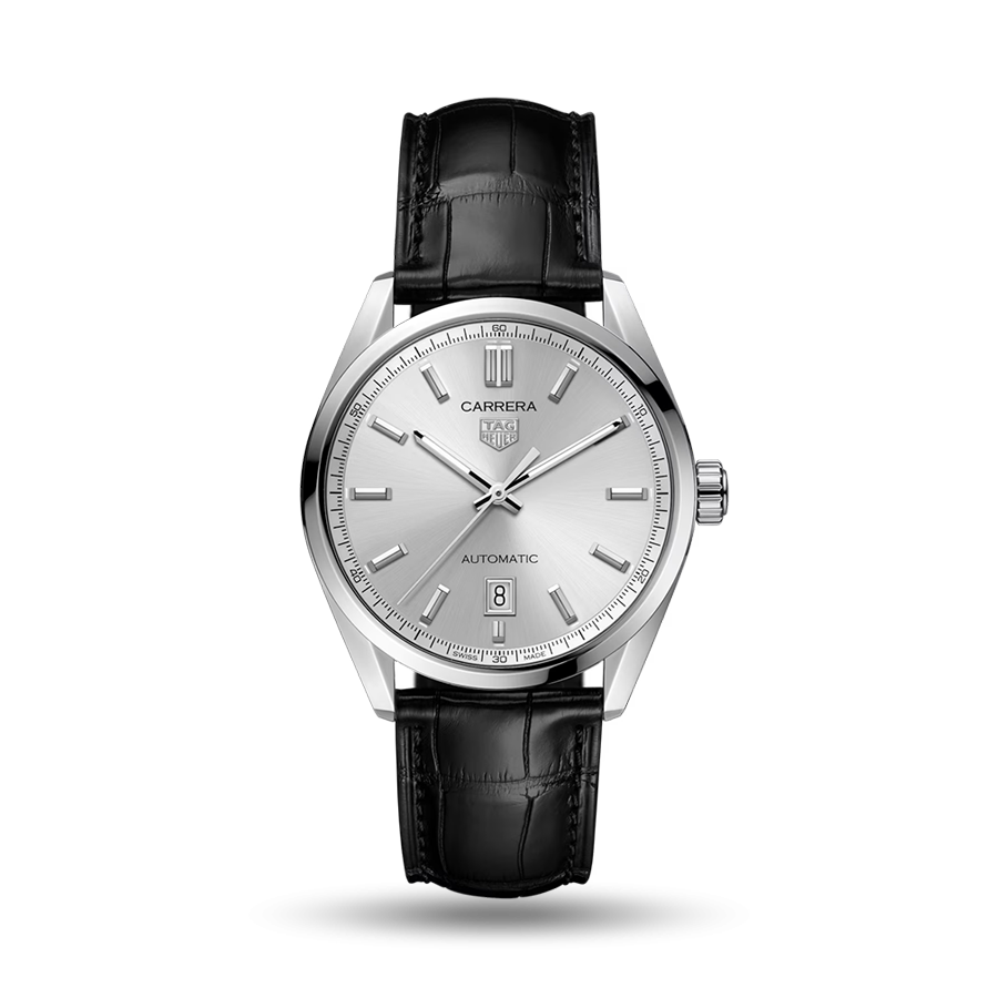 TAG HEUER Carrera Automatic Date 39 Silver