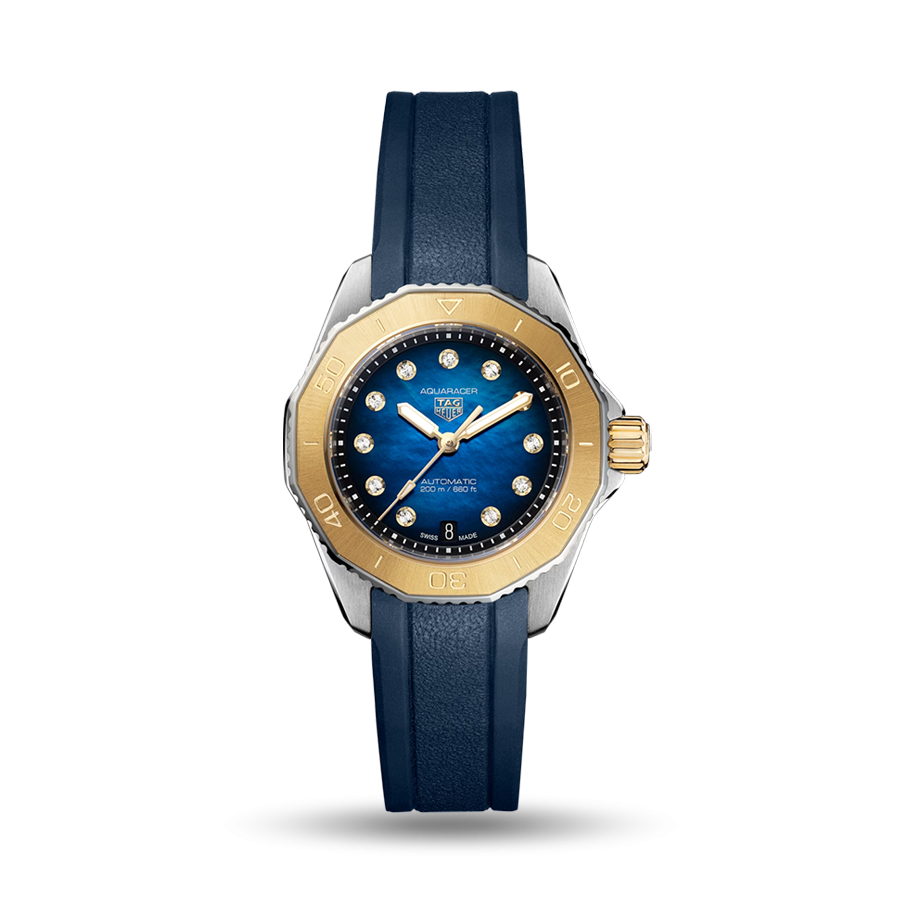 Tag heuer top aquaracer blue gold
