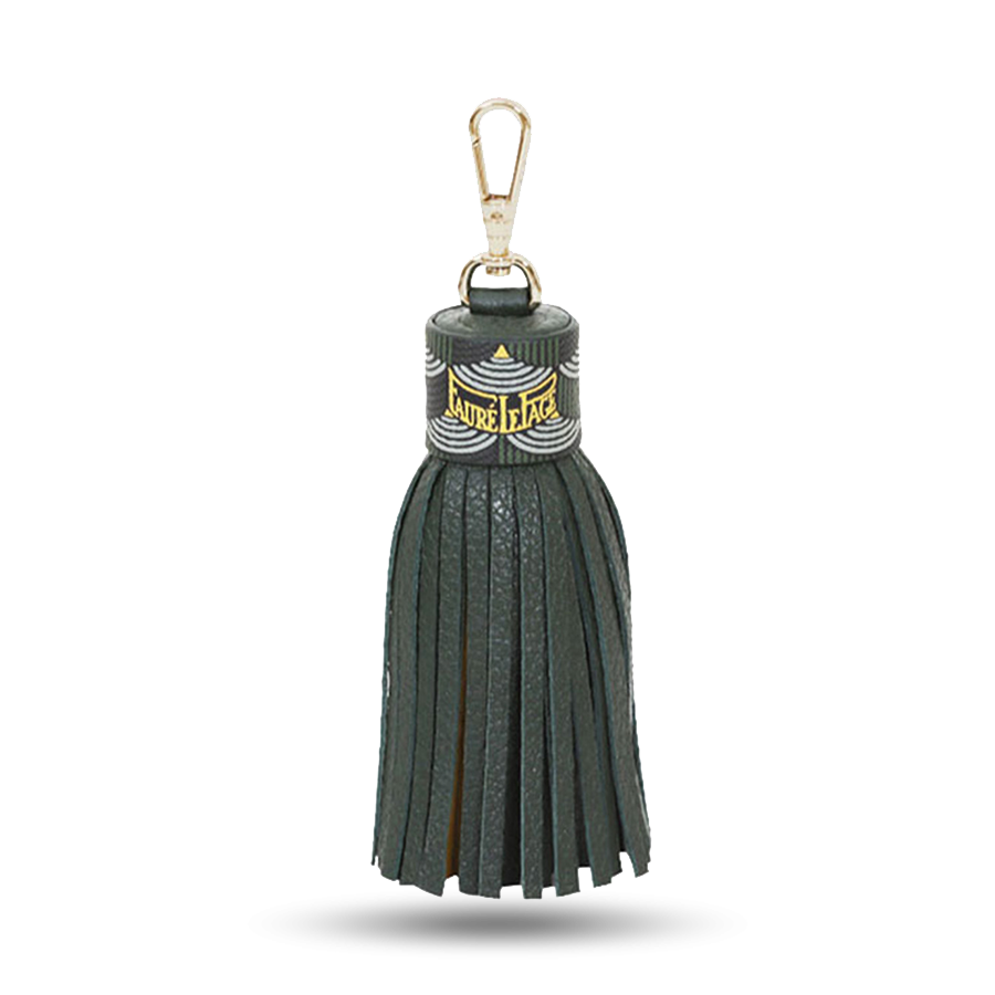 Tassel Key Holder - Empire Green / Yellow