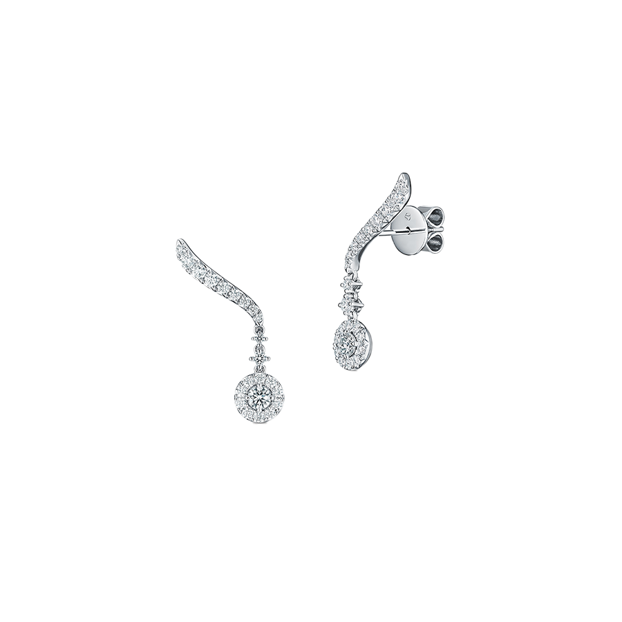 Vela Drop Earrings 0.80 ct TDW