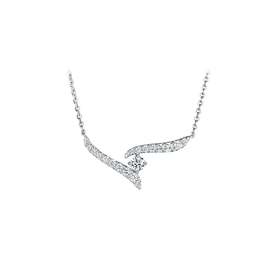 Vela Crossover Pendant 0.32 ct TDW
