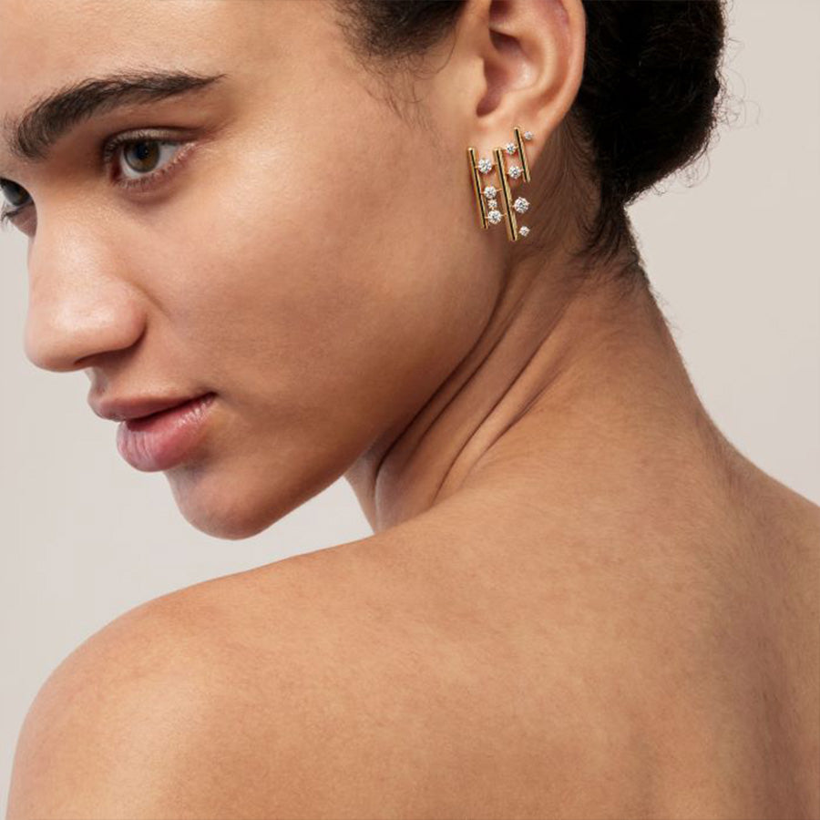 Barre Multi-Row Climber Earrings 2.00 ct TDW