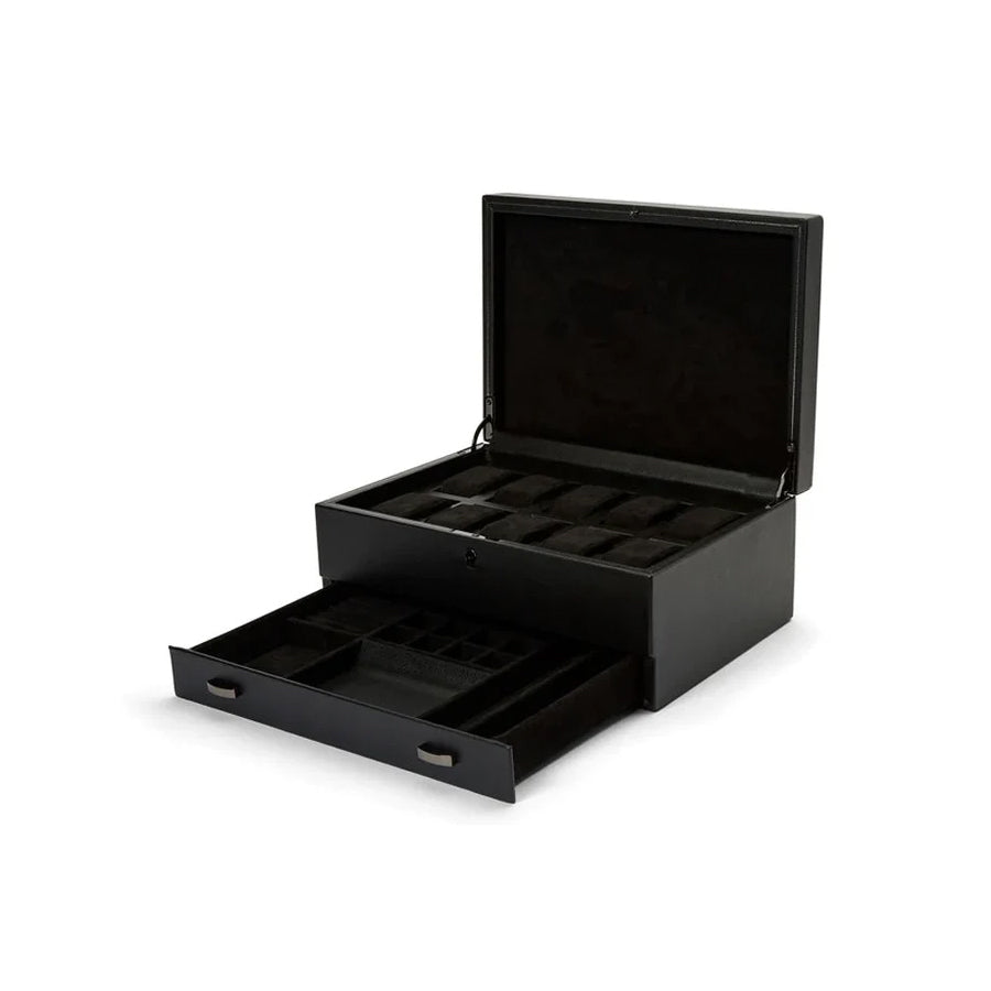 British Racing 10Pc Watch Box with Drawers