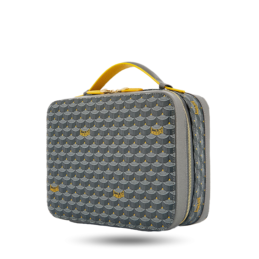 4 Watch Travel Case - Steel Grey