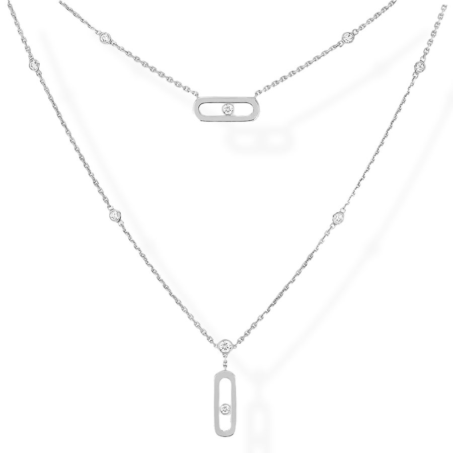 Move Uno 2 Rows Necklace