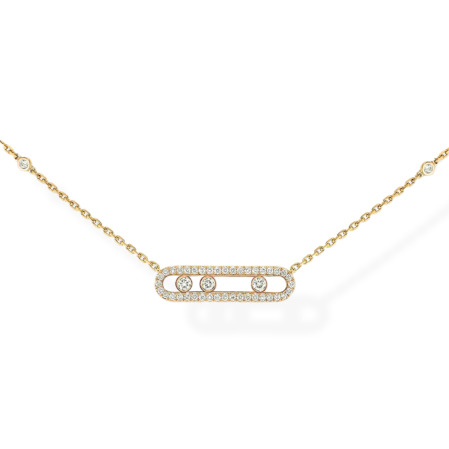 Baby Move Diamond Pave Necklace
