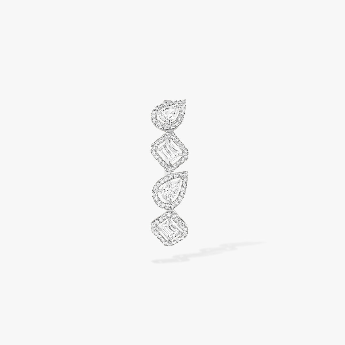 My Twin Mono 4 x 0.10ct Clip Earring