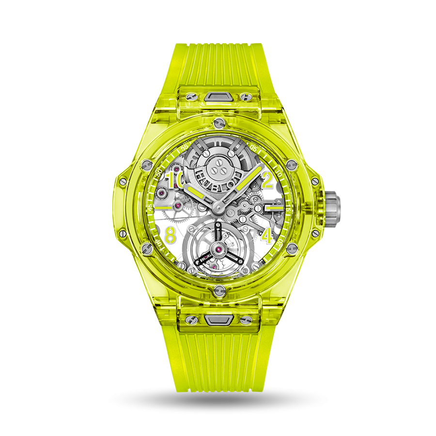 Hublot Big Bang Tourbillon Automatic Yellow Neon SAXEM