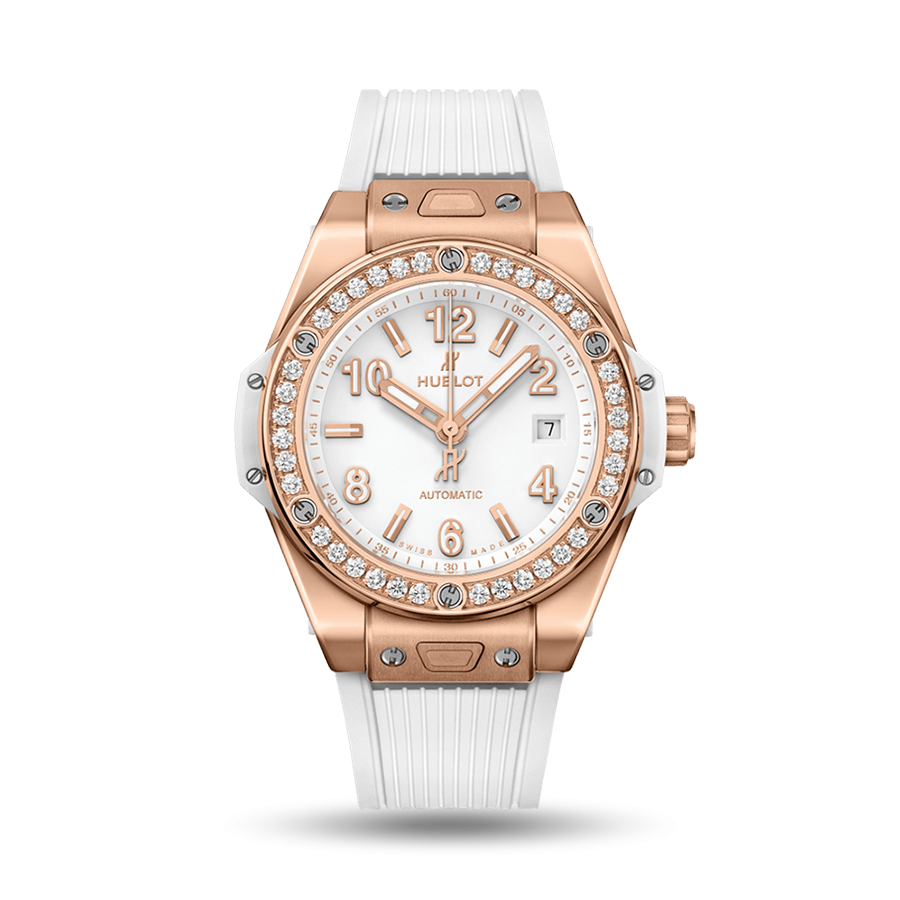 Hublot Big Bang One Click King Gold White Diamonds 33 MM