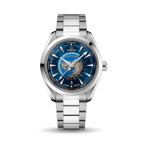 Seamaster Aqua Terra 150m Co-Axial Master Chronometer GMT Worldtimer 43mm