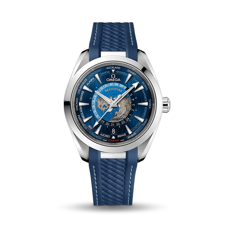 Seamaster Aqua Terra 150M Co-Axial Master Chronometer GMT Worldtimer 43 mm