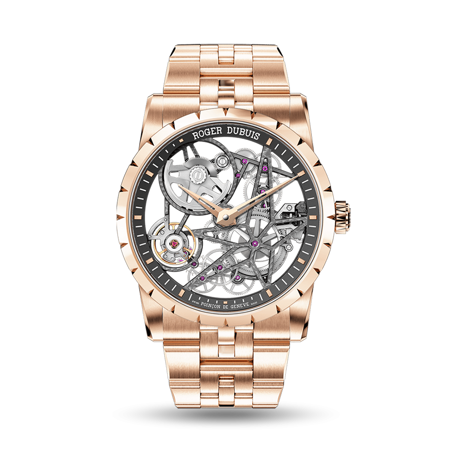 Roger Dubuis Excalibur Pink Gold Mono Balancier