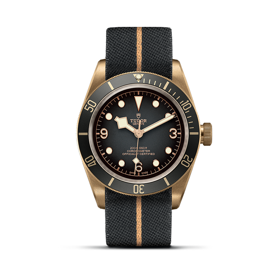 Tudor black shop bay bronze specs